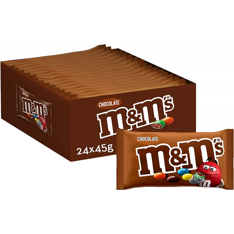 M&M CHOCOLATE. 24 UNIDADES
