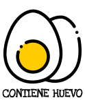 Contiene huevo